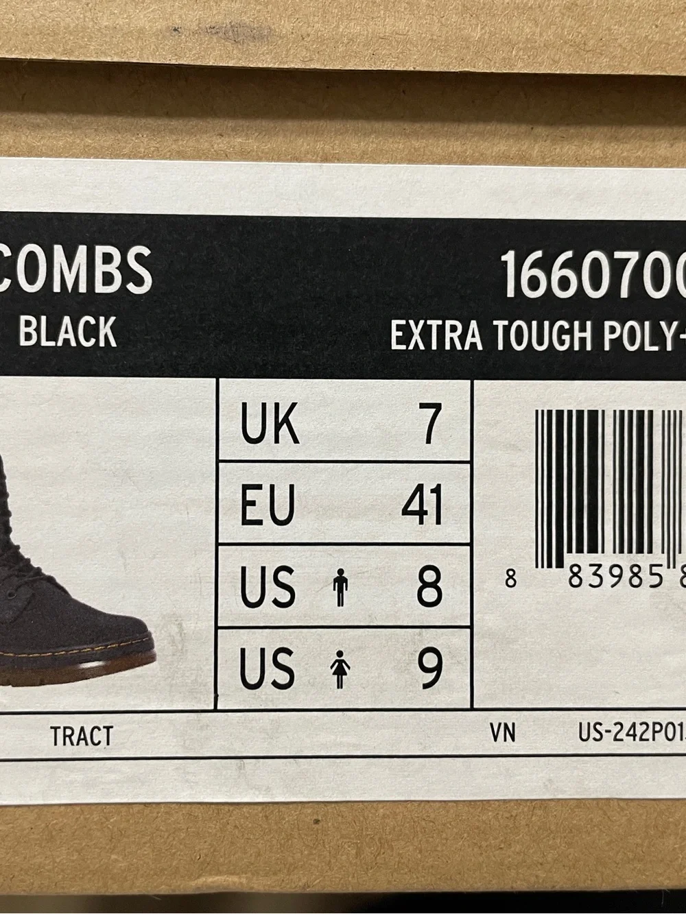 Dr. Martens Combs Black
